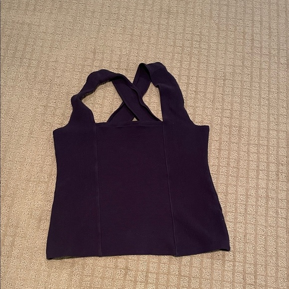 Maeve Navy Blue Crossover Tank Top - Picture 1 of 3